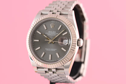 Rolex Datejust 41 - 126334 Rhodium Dial - Full Set