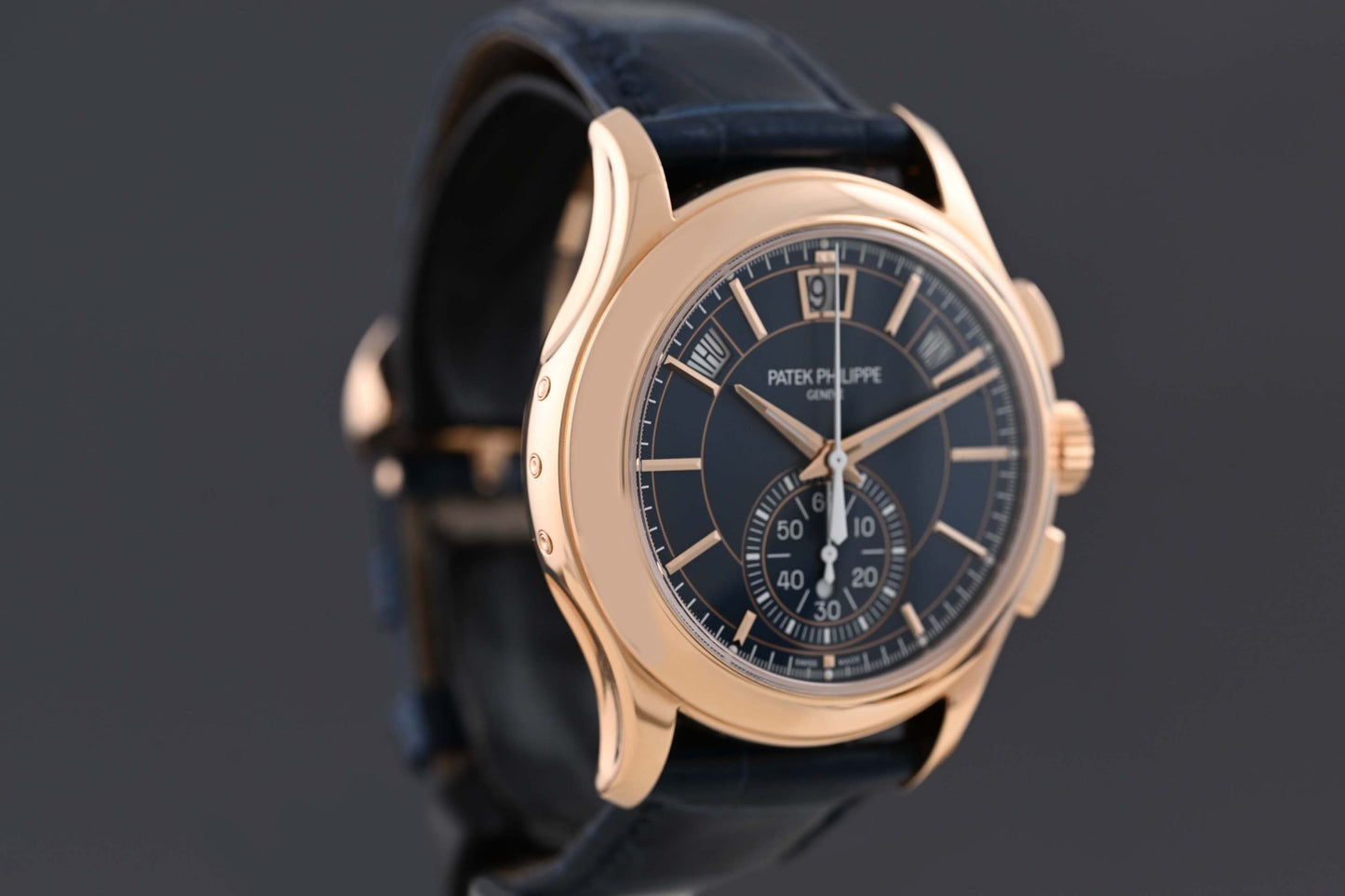 Patek Philippe Annual Calendar Chronograph - 5905R-010 - Rose Gold - Blue Dial - 2026