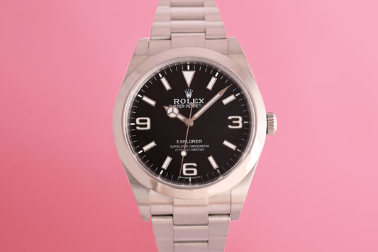 Rolex Explorer I 39 mm - 214270 - Full Set