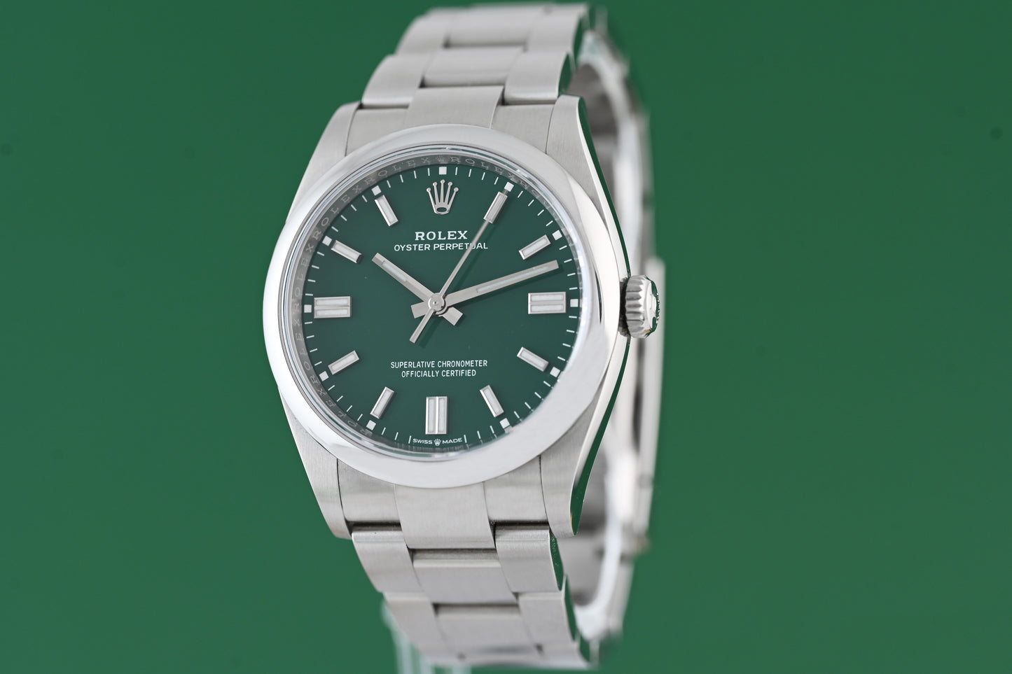 Rolex Oyster Perpetual 36mm 126000 Green Dial - Full Set