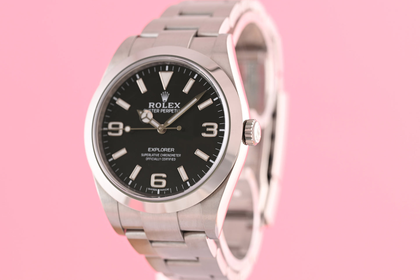 Rolex Explorer I 39 mm - 214270 - Full Set