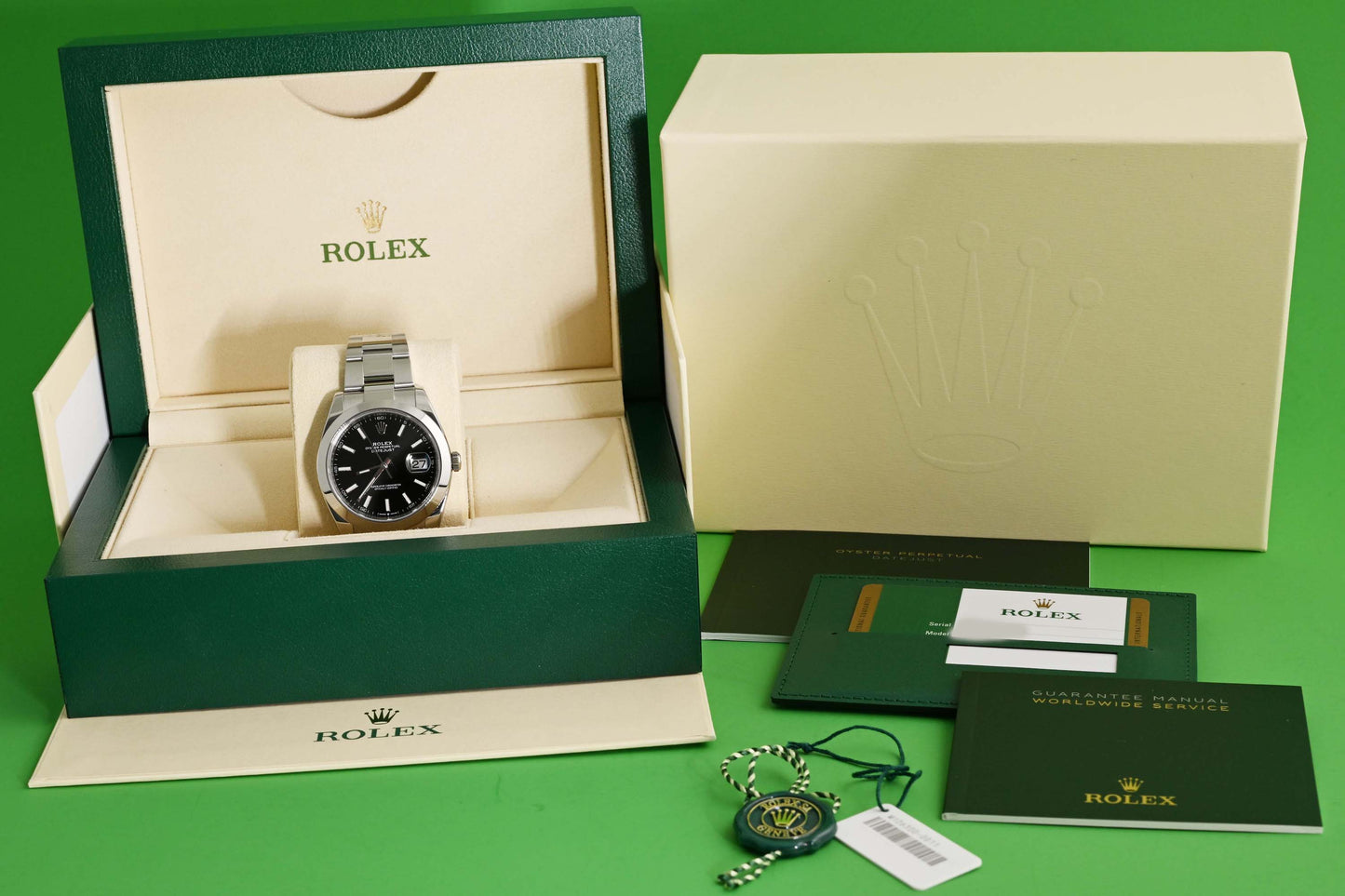 Rolex Datejust 41 - 126300 - Black Dial - Full Set - LC100