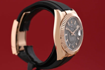 Rolex Sky-Dweller Rose Gold - Rhodium Dial - 326235 - Full Set - Like NEW