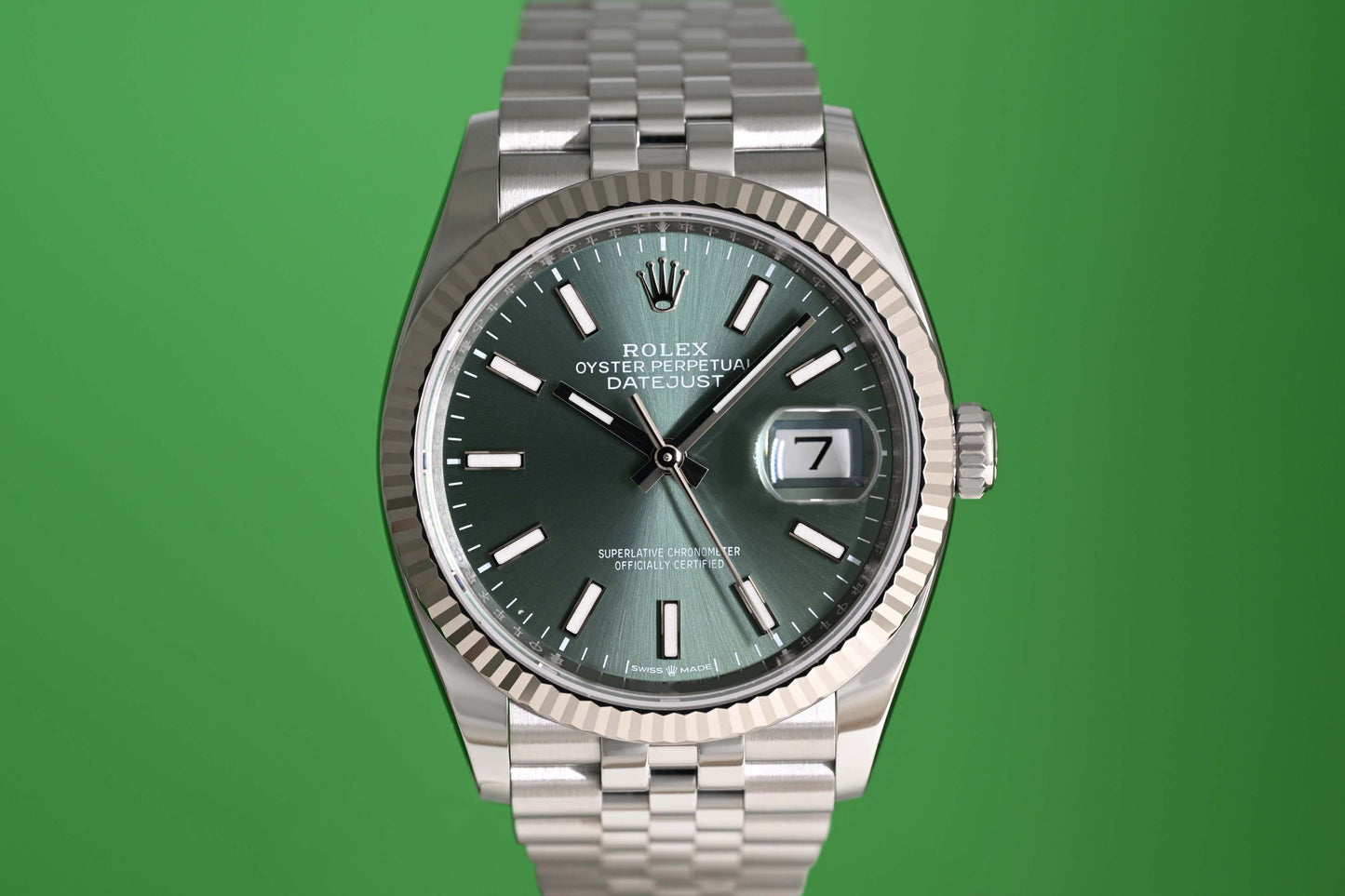 Rolex Oyster Perpetual Datejust 126234 - Green Dial - Full Set