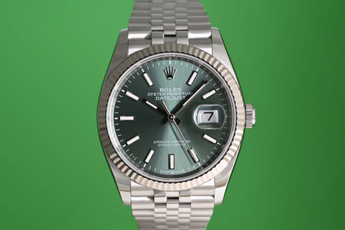 Rolex Oyster Perpetual Datejust 126234 - Green Dial - Full Set