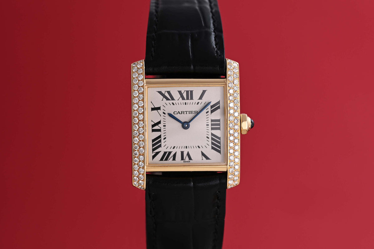 Cartier Tank Française Midsize 18k Yellow Gold
