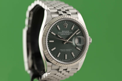 Rolex Oyster Perpetual Datejust 126234 - Green Dial - Full Set