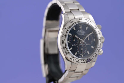 Rolex Daytona Weißgold 116509 - Blue Dial - Full Set