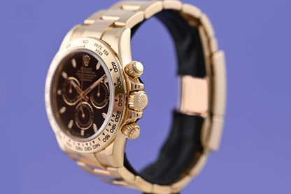 Rolex Daytona Gelbgold 116508 - Full Set - Black Dial