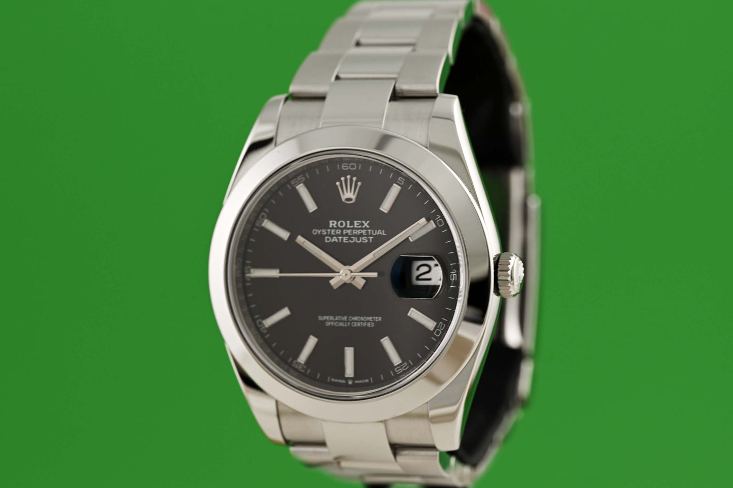 Rolex Datejust 41 - 126300 - Black Dial - Full Set - LC100