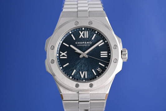 Chopard Alpine Eagle Large - Full Set - Blue Dial
