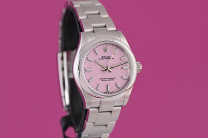 Rolex Oyster Perpetual 31mm 277200 - Full Set - Candy Pink - NEW
