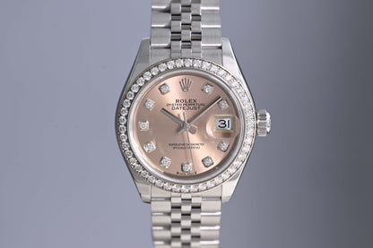 Rolex Lady Datejust 28mm - Full Set - Pink Dial