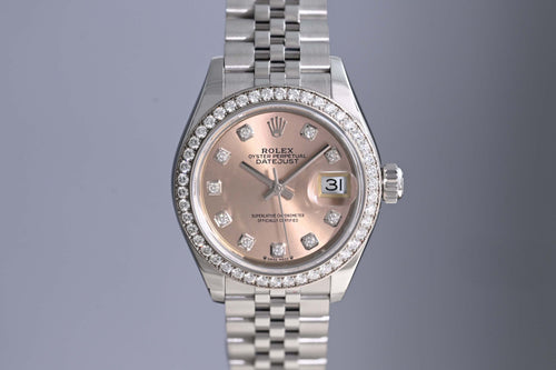 Rolex Lady Datejust 28mm - Full Set - Pink Dial