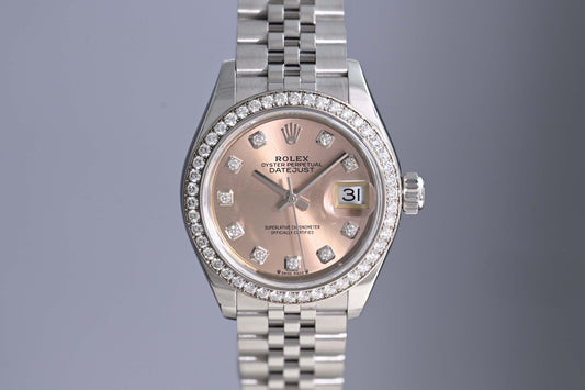 Rolex Lady Datejust 28mm - Full Set - Pink Dial