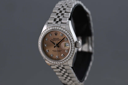 Rolex Lady Datejust 28mm - Full Set - Pink Dial