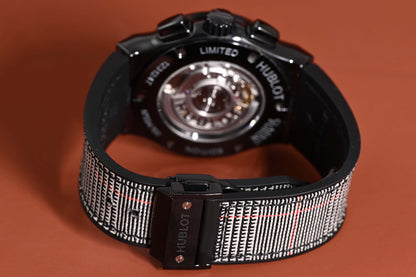 Hublot Classic Fusion Chronograph Italia Independent Ceramic "Prince de Galles" - Full Set