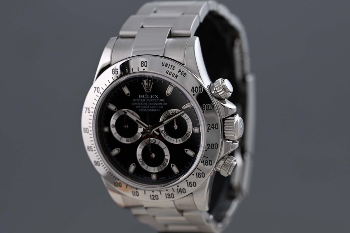Rolex Daytona 116520 - Black Dial - Full Set - 2013 - LC100