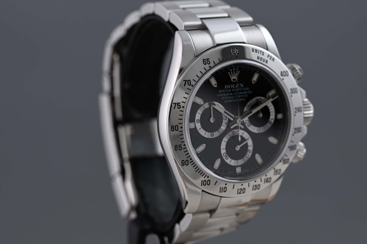 Rolex Daytona 116520 - Black Dial - Full Set - 2013 - LC100
