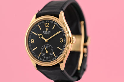 Rolex 1908 - Black Dial - Ref. 52508 - Gelbgold