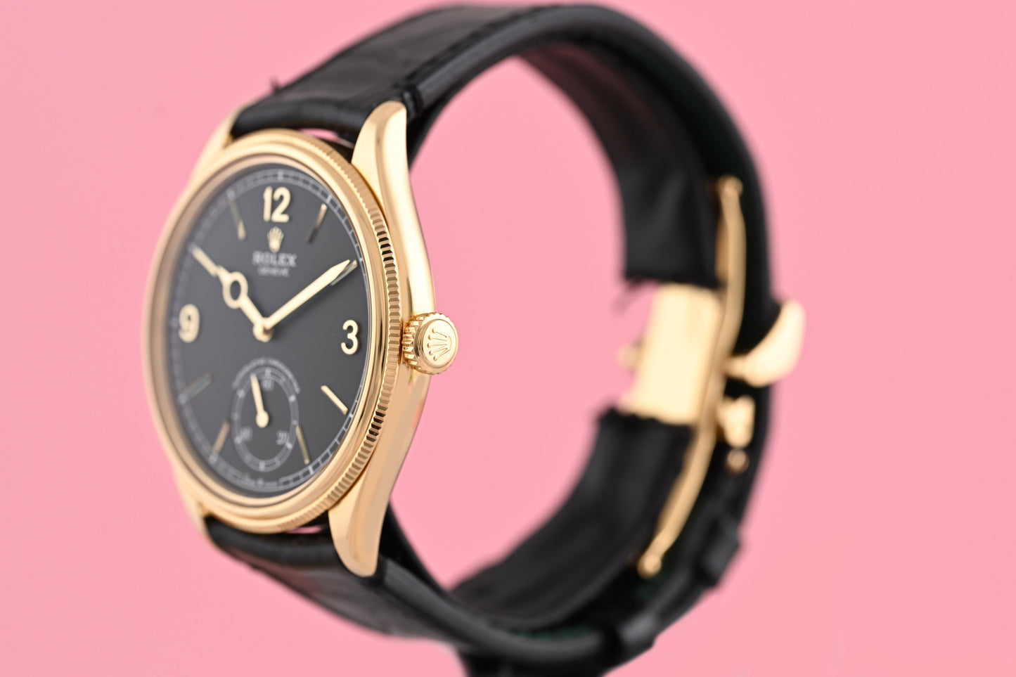 Rolex 1908 - Black Dial - Ref. 52508 - Gelbgold