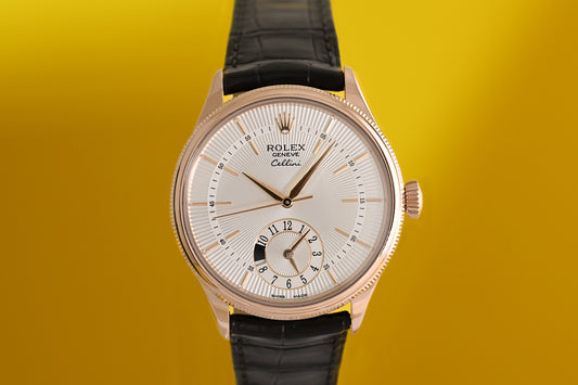 Rolex Cellini Dual Time Rose Gold - Ref. 50525 - Full Set - LC100
