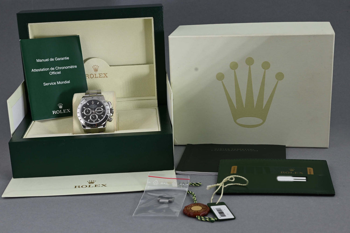 Rolex Daytona 116520 - Black Dial - Full Set - 2013 - LC100