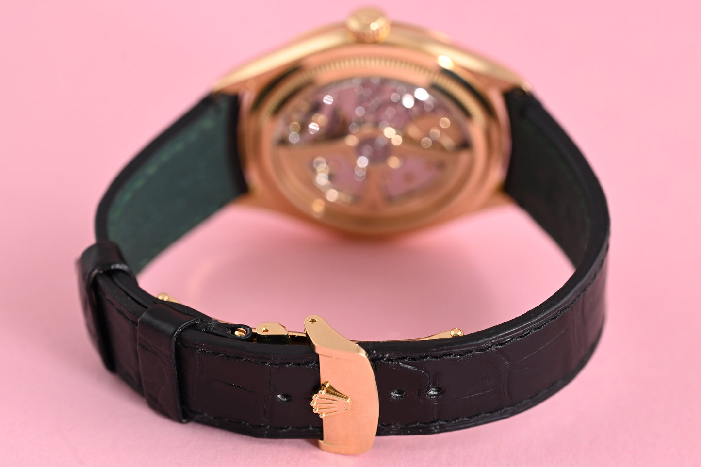Rolex 1908 - Black Dial - Ref. 52508 - Gelbgold