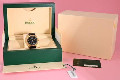 Rolex 1908 - Black Dial - Ref. 52508 - Gelbgold