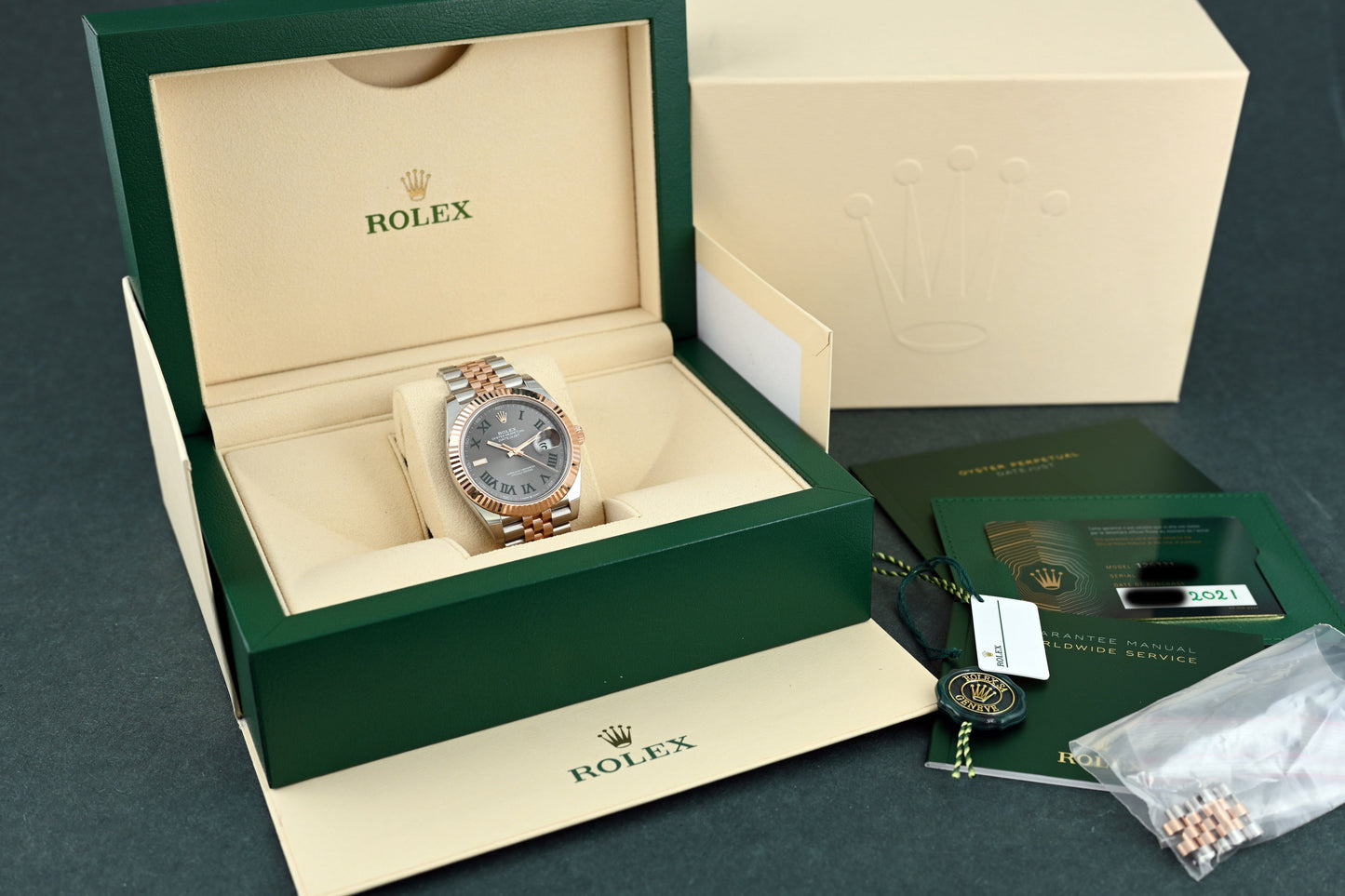 Rolex Datejust 41 - 126331 Wimbledon - Full Set