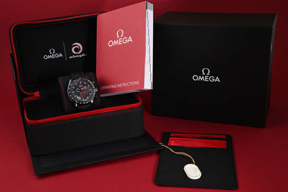 Omega Speedmaster Dark Side Of The Moon 'Alinghi' - Full Set