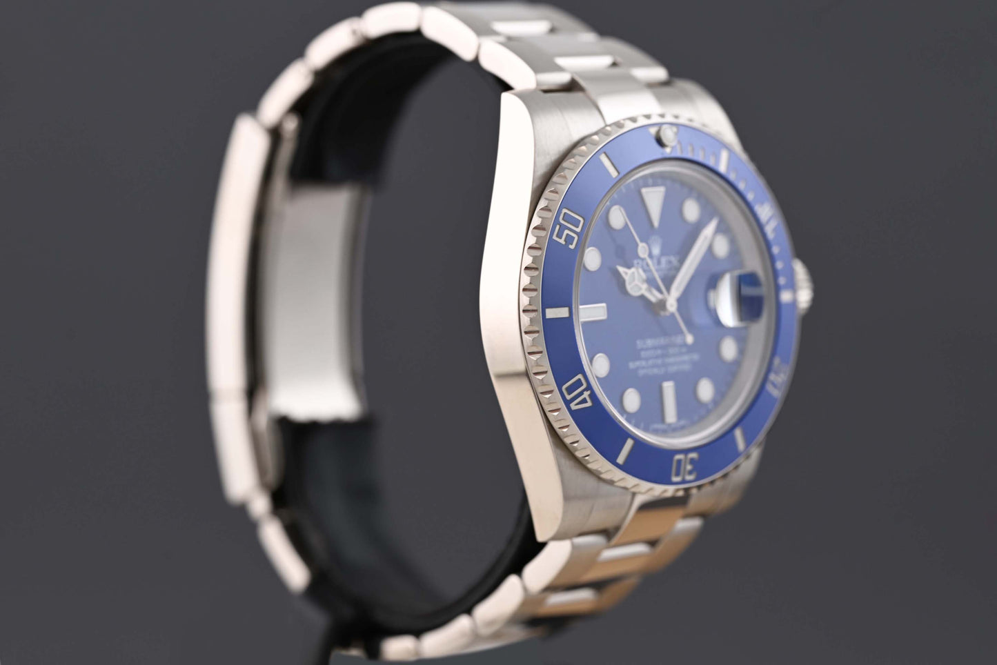 Rolex Submariner 116619LB - Full Set - Smurf - LC100