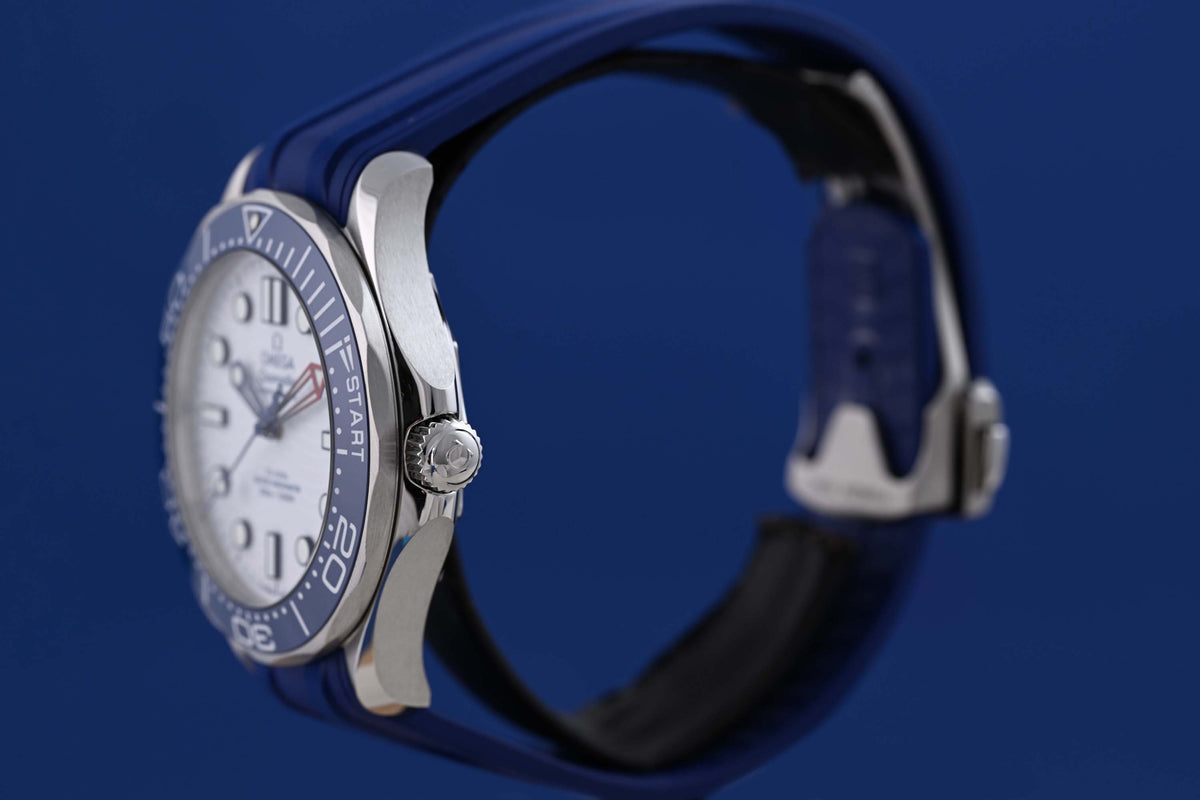 Omega Seamaster Diver 300M America's Cup - Full Set - White Dial