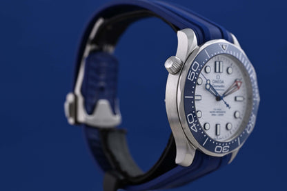 Omega Seamaster Diver 300M America's Cup - Full Set - White Dial