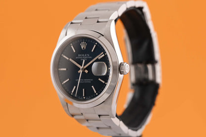 Rolex Date - 15200 - Blue Dial Dial - Never Polished - Full Set