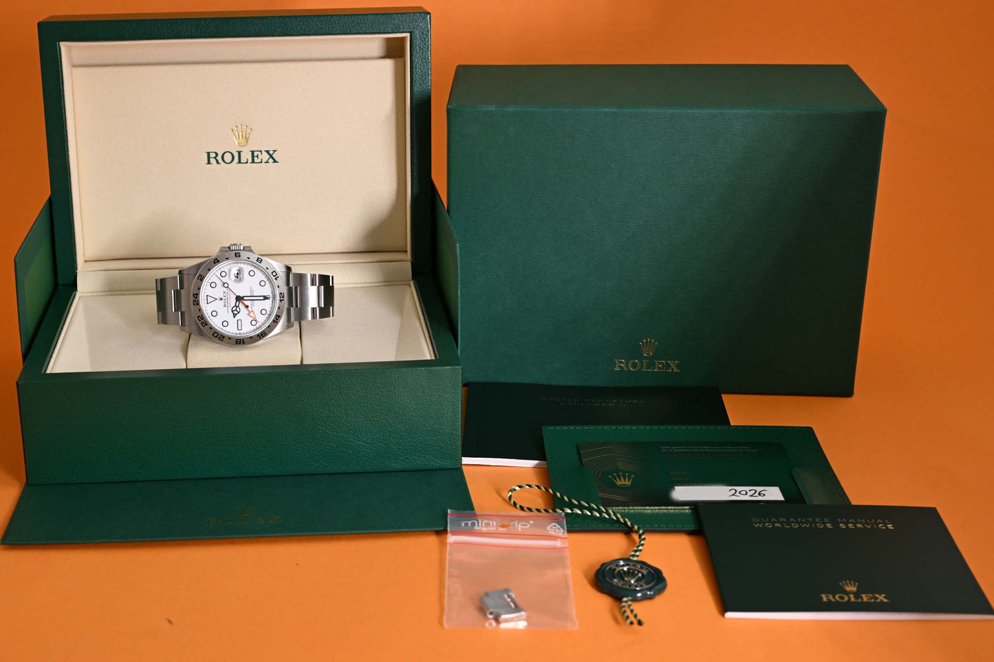 Rolex Explorer II 226570 - Polar Dial - Full Set - 2026
