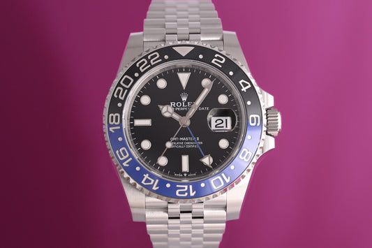 Rolex GMT Master II Batgirl 126710BLNR - Full Set - NEW
