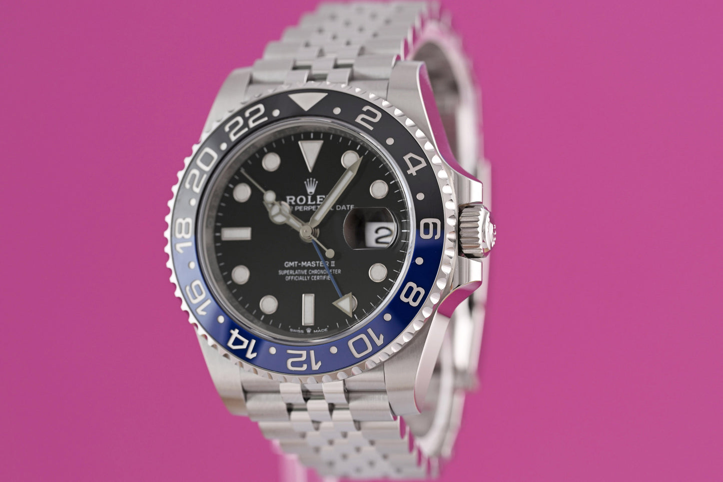 Rolex GMT Master II Batgirl 126710BLNR - Full Set - NEW