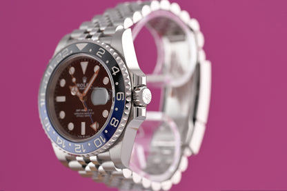 Rolex GMT Master II Batgirl 126710BLNR - Full Set - NEW