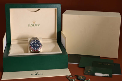 Rolex GMT Master II 126719BLRO - White Gold Pepsi - Full Set - Blue Dial