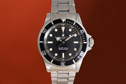 Rolex Submariner 5513 - Vintage Matte Dial - Watch Only from 1970