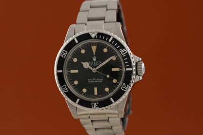 Rolex Submariner 5513 - Vintage Matte Dial - Watch Only from 1970
