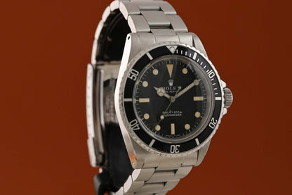 Rolex Submariner 5513 - Vintage Matte Dial - Watch Only from 1970