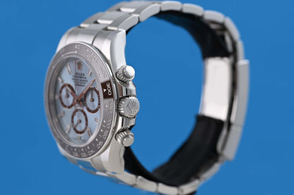 Rolex Daytona Platin 126506 - Ice Blue Baguette Dial - Full Set - NEW 2026