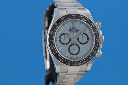 Rolex Daytona Platin 126506 - Ice Blue Baguette Dial - Full Set - NEW 2026