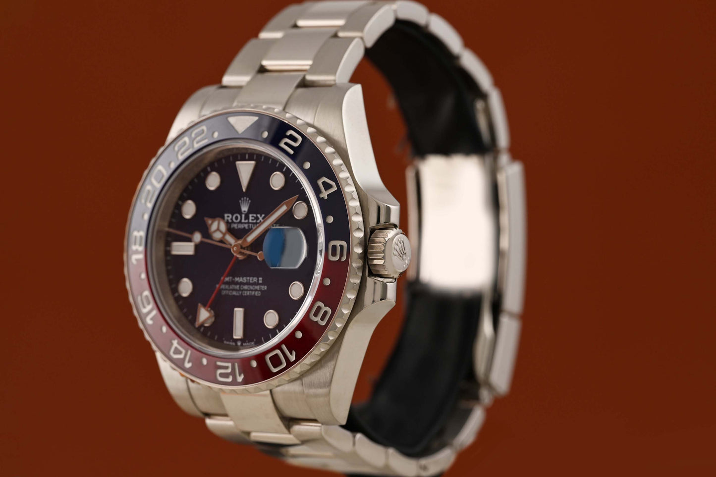 Rolex GMT Master II 126719BLRO - White Gold Pepsi - Full Set - Blue Dial