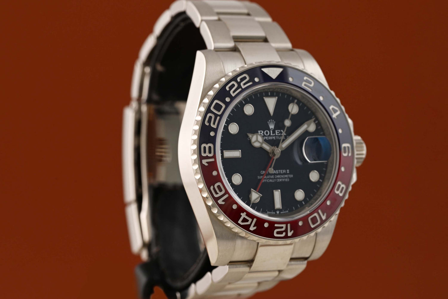 Rolex GMT Master II 126719BLRO - White Gold Pepsi - Full Set - Blue Dial