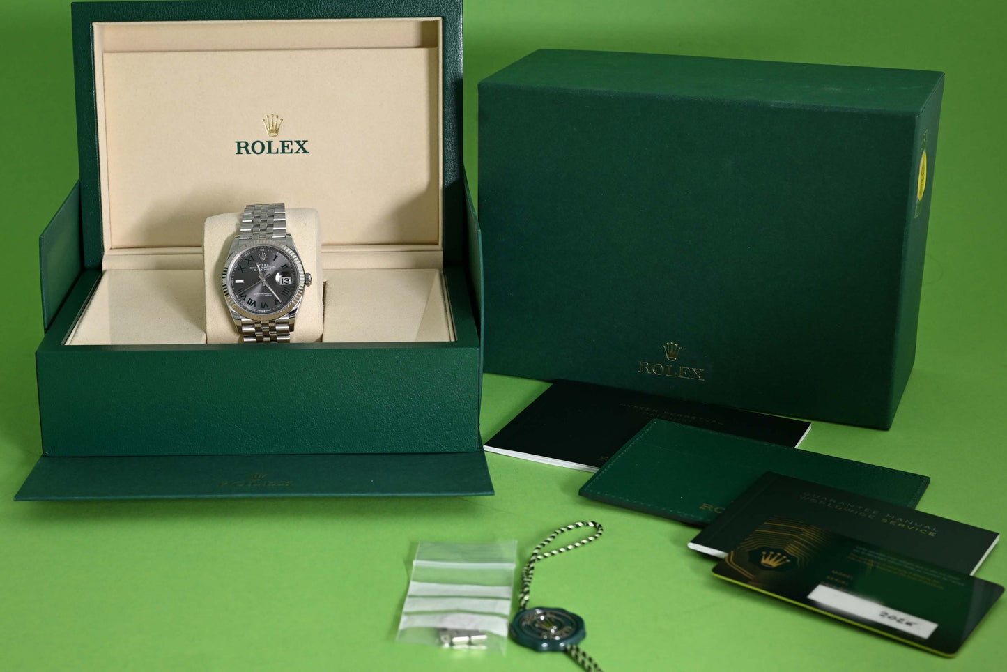 Rolex Oyster Perpetual Datejust 126234 - Full Set - Wimbledon Dial - 2026