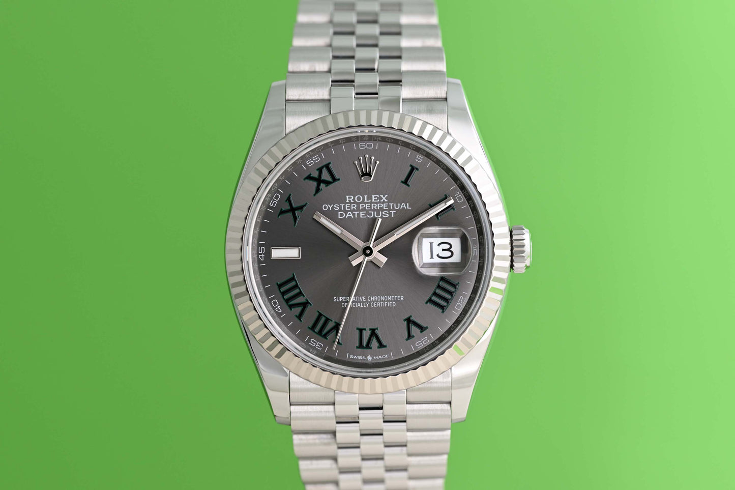 Rolex Oyster Perpetual Datejust 126234 - Full Set - Wimbledon Dial - 2026