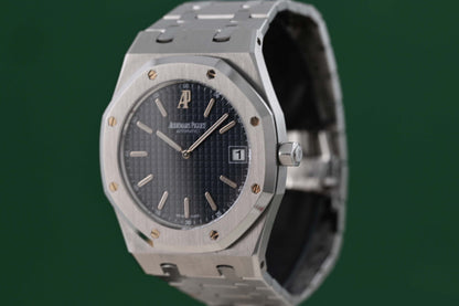 Audemars Piguet Royal Oak Jumbo Extraflach - Blue Dial - 15202ST - Full Set